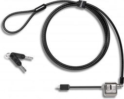 Lenovo 4X90H35558 kabelslot Zwart, Roestvrijstaal 1,83 m