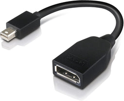 Lenovo 4X90Q93975 video kabel adapter Mini DisplayPort DisplayPort Zwart