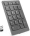 Lenovo Go Wireless Numeric Keypad - Toetsenpaneel draadloos - 2.4 GHz - toetsschakelaar: Scissor-Key - stormgrijs - detailhandel