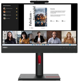 Lenovo ThinkCentre Tiny-In-One 22 Gen 5 (zonder touchscreen) Zwart