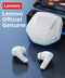 Lenovo ThinkPlus GM2 Pro - Bluetooth 5.3 - Draadloze oordopjes - Ergonomisch - Noise-cancelling - Waterbestendig - Sport - Gamen - Reizen - Wit