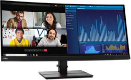 Lenovo ThinkVision P34w-20 (met webcam, 62DCRAT3EU) Zwart