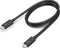Lenovo Thunderbolt-kabel Thunderbolt 4 Thunderbolt (USB-C) stekker 0.7 m Zwart 4X91K16968
