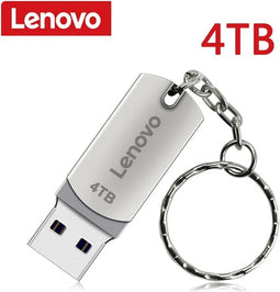 Lenovo Usb 3.0 Pendrive-4Tb Metaal-Hoge Snelheid-Flash Pen Drive-Draagbaar-Waterdicht-U Disk Stick-Mini Ssd Memoria Pen Usb