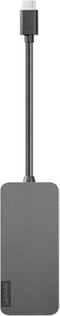 Lenovo USB-C to 4 Port USB-A Hub USB-C (USB 3.2 Gen 1) multiport hub 4 poorten Zwart