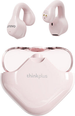 Lenovo - XT61 - Bluetooth 5.3 - Draadloze oordopjes - Ergonomisch - Noise-cancelling - Waterbestendig - Sport - Gamen - Reizen - Roze