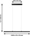 Lento BLE hanglamp LED 1x43W tunw Zwart 230V aluminium/kunststof
