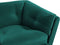 LENVIK - Driezitsbank - Groen - Fluweel