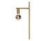 Atmooz - Vloerlamp Thika - Goud Brons - Staande Lamp - Stalamp - Woonkamer - Goud Brons - Hoogte 162cm - Metaal