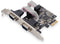 Digitus 2 x DB9 M - PCI Express Seriële Add-On Kaart - 2 x RS232 poorten - (2 stuks)