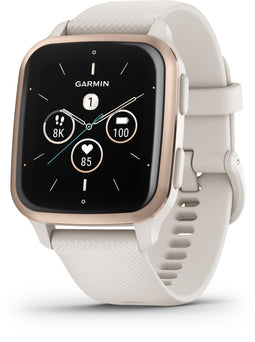 Garmin Venu Sq 2 Music - Health smartwatch - 40mm - Rosé Goud (Crème)