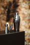 Leopold Vienna - Cocktail set Acolon 3-delig zwart (cocktail shaker, strainer, pipet) cadeau giftset