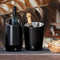 Leopold Vienna - Wijnkoeler dubbelwandig mat zwart RVS