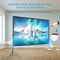 LEORFI - 150 Inch Projectiescherm met Standaard - 16:9 HD & Hoogte Verstelbaar