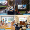 LEORFI - 150 Inch Projectiescherm met Standaard - 16:9 HD & Hoogte Verstelbaar