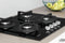 Indesit ING 61T/BK Zwart Ingebouwd 59 cm Gaskookplaat 4 zone(s)