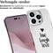 imoshion Hoesje Geschikt voor iPhone 14 Pro Hoesje Siliconen - imoshion Design hoesje - Transparant / Live Laugh Love