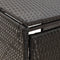 vidaXL - Containerberging - viervoudig - 274x80x117 - cm - poly - rattan - grijs