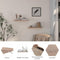 Eugad Wandplank - Zwevende Plank - Robuust MDF - Eiken - 50 cm