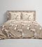 Heckett & Lane Moos Dekbedovertrek - Flanel - Eenpersoons - 140x200/220 cm - Natural Beige