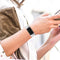 Leren Bandje Geschikt Voor Fitbit Charge 5 - Wit