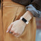 Leren Bandje Geschikt Voor Fitbit Charge 5 - Wit