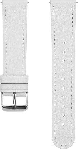 Leren Bandje Geschikt Voor Fitbit Versa 3, Sense - Wit