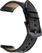 Leren Bandje Geschikt Voor Geschikt Voor Samsung Galaxy Watch 46mm, Galaxy Watch 3 45mm, Gear S3 (Classic & Frontier) - Zwart | Bruin