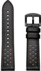 Leren Bandje Geschikt Voor Samsung Galaxy Watch 5, Pro, 4, 3 & Active 2 - Zwart | Bruin