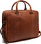 Leren Laptoptas Cognac Boston