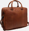 Leren Laptoptas Cognac Boston
