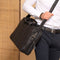 Leren Laptoptas Zwart Boston