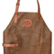 Leren schort Ohio Whiskey, lang - Xapron