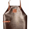 Leren schort Old club Maroon, lang - Xapron