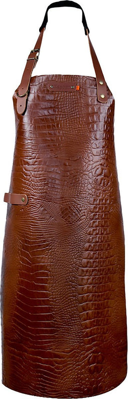 Leren schort Tribe Rust, lang - Xapron