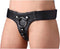 Leren Strap On Harnas - zwart