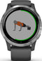 Garmin Vivoactive 4 - Smartwatch - GPS Hartslagmeter Pulse Ox - Zilver (Grijs)