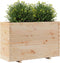 vidaXL - Plantenbak - 110x40x72,5 - cm - massief - grenenhout