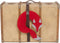 Leschi reis nekkussen - rood