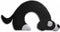 Leschi Warming pillow Bobby the dog - black-black