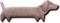 Leschi Warming Pillow Winston the Dog - Coral