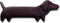 Leschi Warming Pillow Winston the Dog - Eggplant