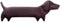 Leschi Warming Pillow Winston the Dog - Eggplant