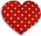 Leschi Warmtekussen Hart Polkadot