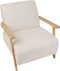 LESJA - Fauteuil - Lichtbeige - Polyester