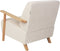 LESJA - Fauteuil - Lichtbeige - Polyester