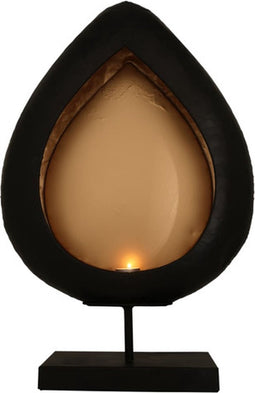 Lesli Living Kaarsenstandaard druppelvormig op standaard 23x11x41 cm