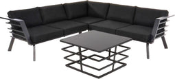 Lesli Living loungehoekset Regatta - antraciet