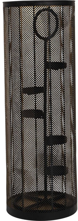 LesliLiving Lantaarn Roza - Roza lantaarn - 18cmx50cm - metaal - binnen en buiten