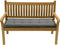 Lesliliving Outdoor Tuinbankkussen - 120 x 47 x 6 cm - Antraciet